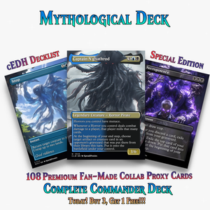 Mythological Creatures Commander Deck – 108+ Cards |  PrimeDecks
