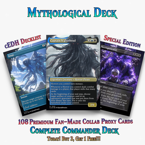 Mythological Creatures Commander Deck – 108+ Cards |  PrimeDecks
