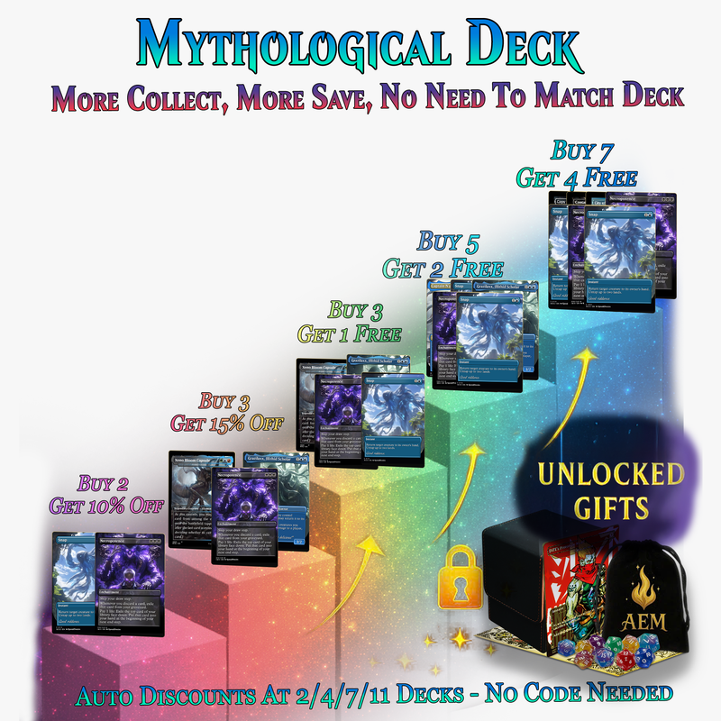 Mythological Creatures Commander Deck – 108+ Cards |  PrimeDecks