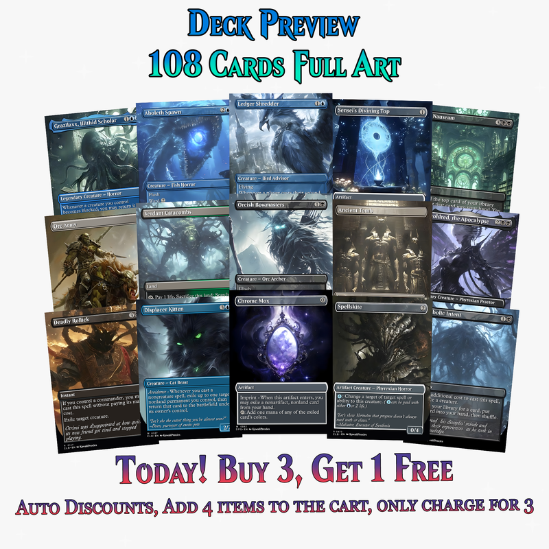 Mythological Creatures Commander Deck – 108+ Cards |  PrimeDecks