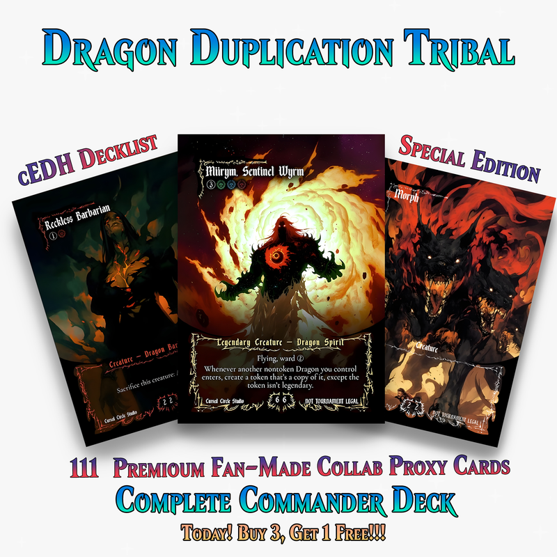 Dragon Duplication Tribal Commander Deck – 108+ Cards | PrimeDecks