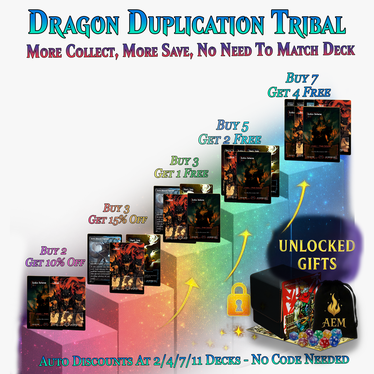 Dragon Duplication Tribal Commander Deck – 108+ Cards | PrimeDecks