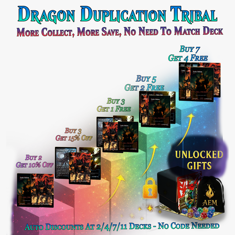 Dragon Duplication Tribal Commander Deck – 108+ Cards | PrimeDecks