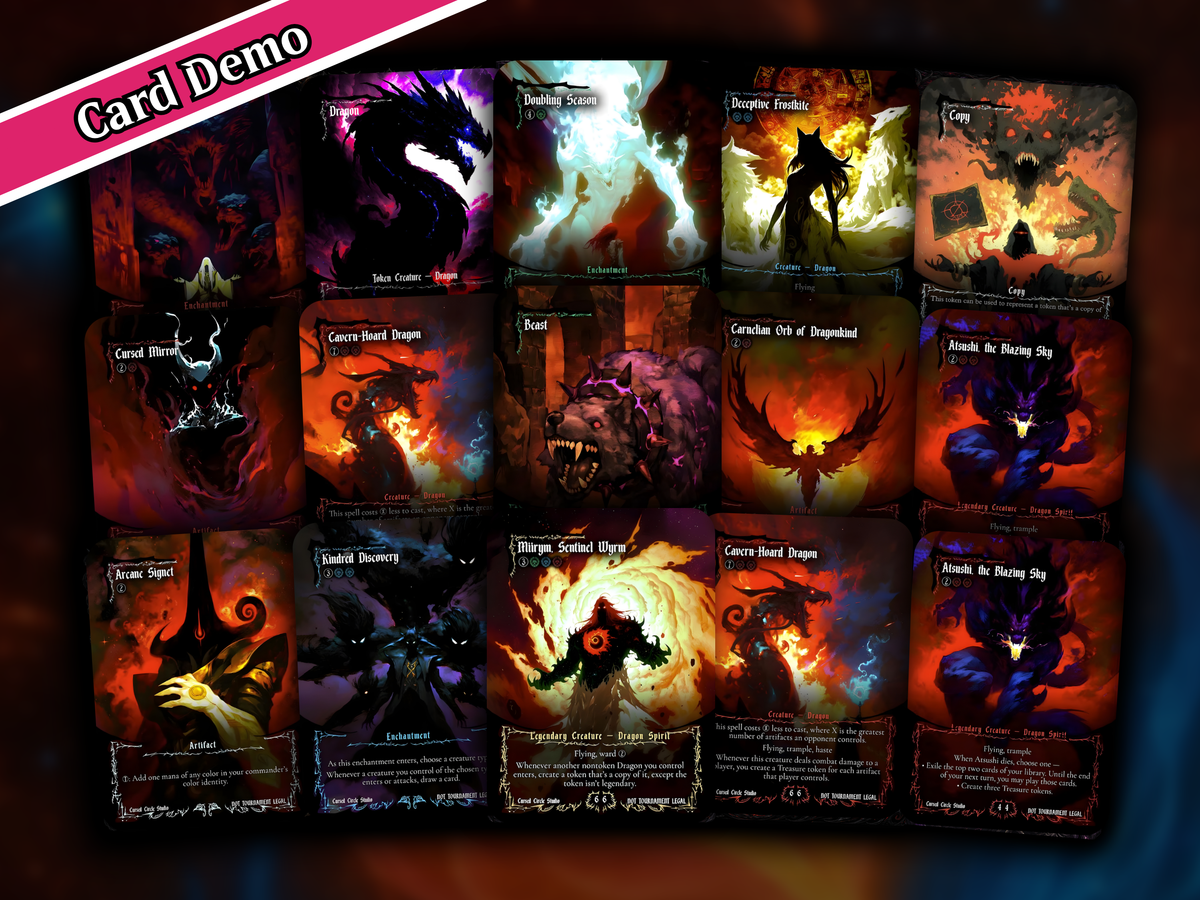 Dragon Duplication Tribal Commander Deck – 108+ Cards | PrimeDecks