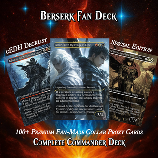 Berserk Anime MTG Proxy Commander Deck – Premium Collector Set | 109 Cards | ProxyTCG