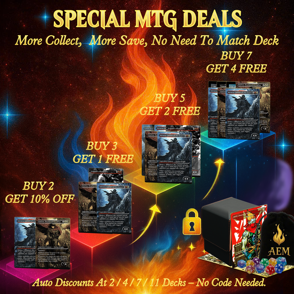 Berserk Anime MTG Proxy Commander Deck – Premium Collector Set | 109 Cards | ProxyTCG