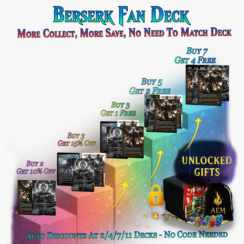 Berserk Anime Commander Deck –  109+ Cards - PrimeDecks