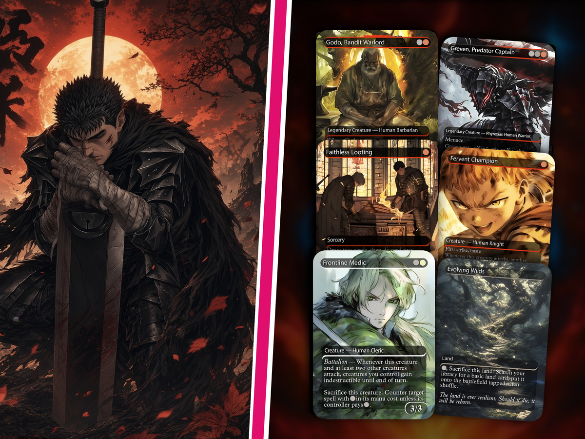 Berserk Anime Commander Deck –  109+ Cards | PrimeDecks