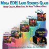 Stained Glass Mega EDH Land Pack | 55+ Cards | PrimeDecks