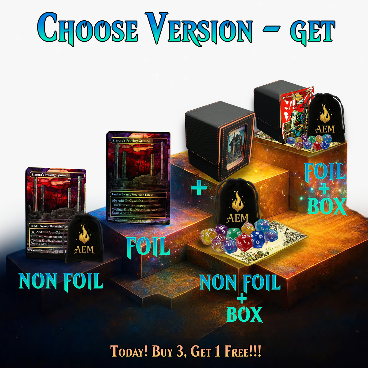 Stained Glass Mega EDH Land Pack | 55+ Cards | PrimeDecks
