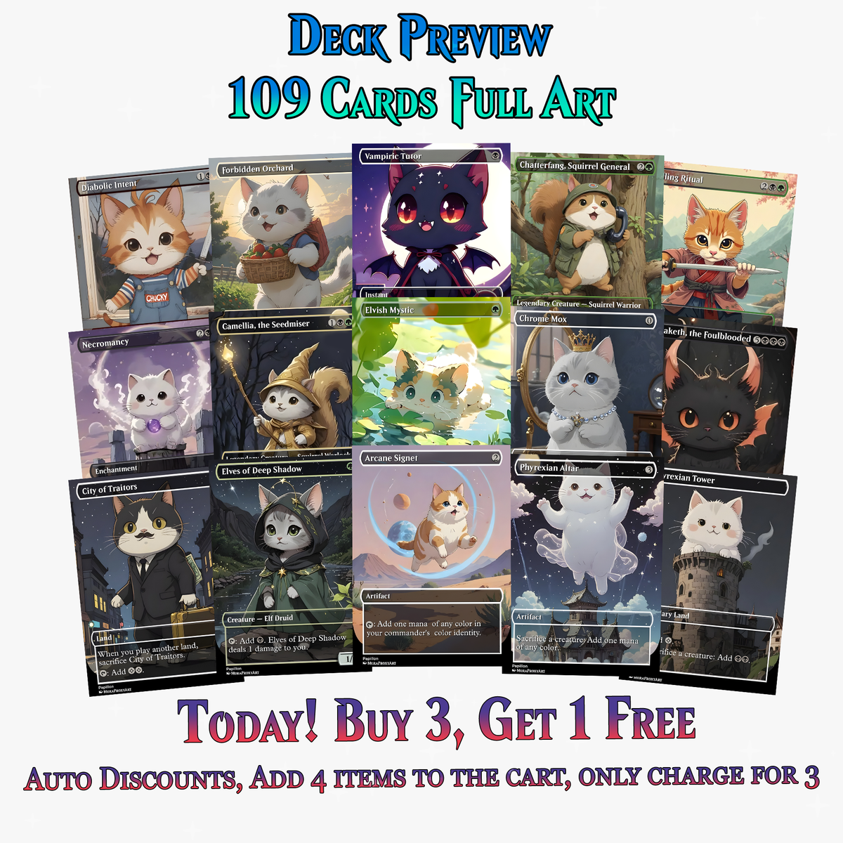 Ygra Food Cat Commander Deck – 109+ Cards | PrimeDecks