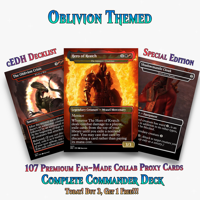 Oblivion Themed Commander Deck – 107+ Cards | PrimeDecks
