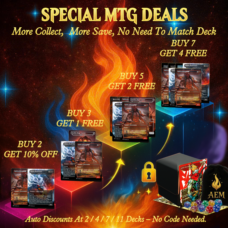 Oblivion Themed MTG Proxy Commander Deck – Premium Collector Set | 107 Cards | ProxyTCG
