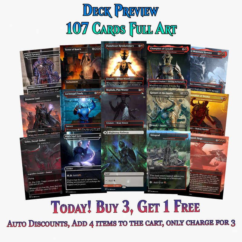 Oblivion Themed Commander Deck – 107+ Cards | PrimeDecks