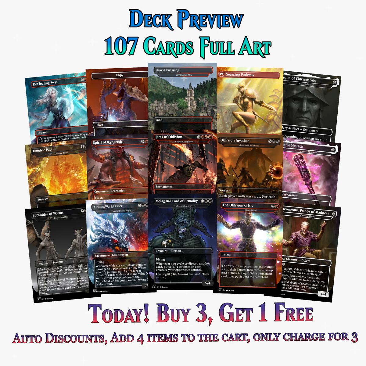 Oblivion Themed Commander Deck – 107+ Cards | PrimeDecks