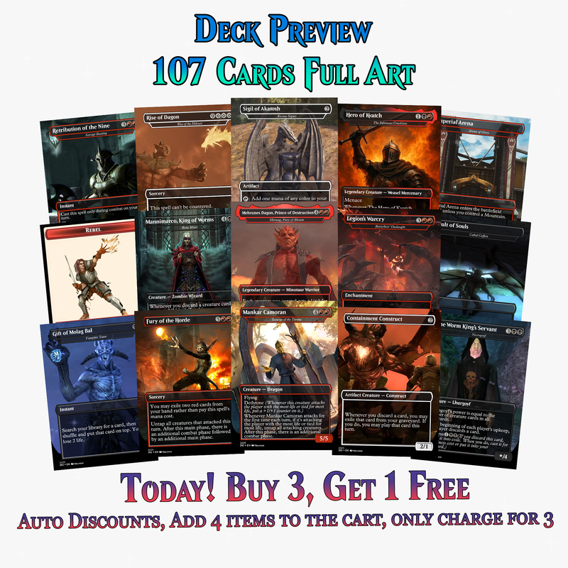 Oblivion Themed Commander Deck – 107+ Cards | PrimeDecks