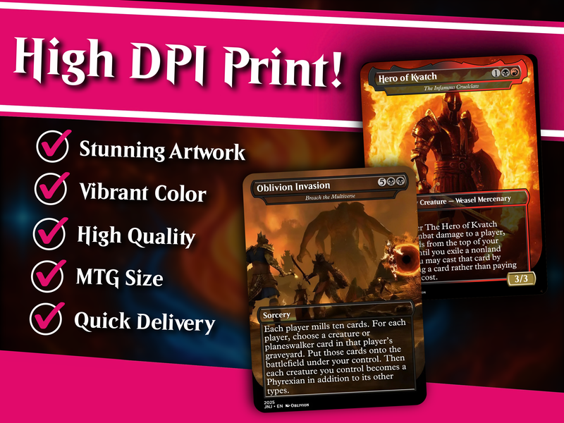 Oblivion Themed Commander Deck – 107+ Cards | PrimeDecks