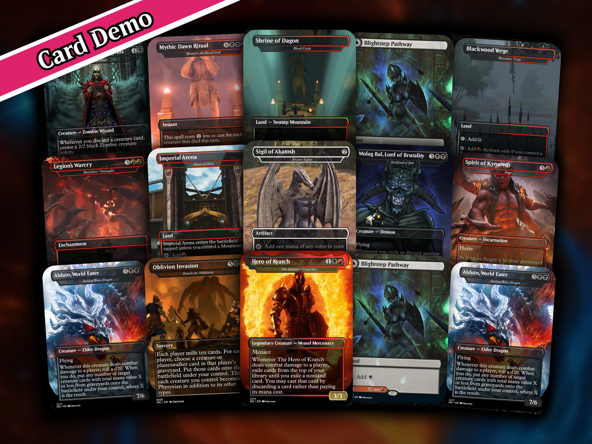 Oblivion Themed Commander Deck – 107+ Cards | PrimeDecks