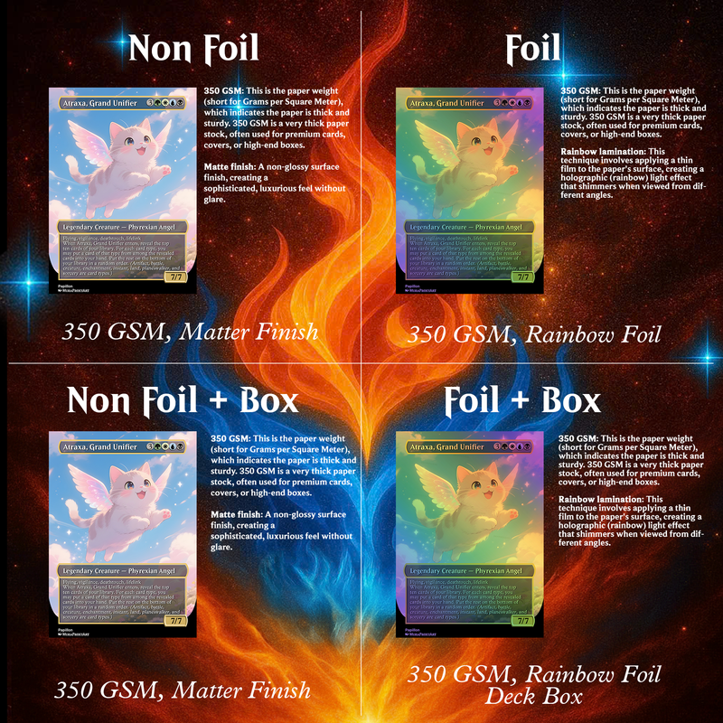 Atraxa Cat Cute Anime MTG Proxy Commander Deck – Premium Collector Set | 106 Cards | ProxyTCG