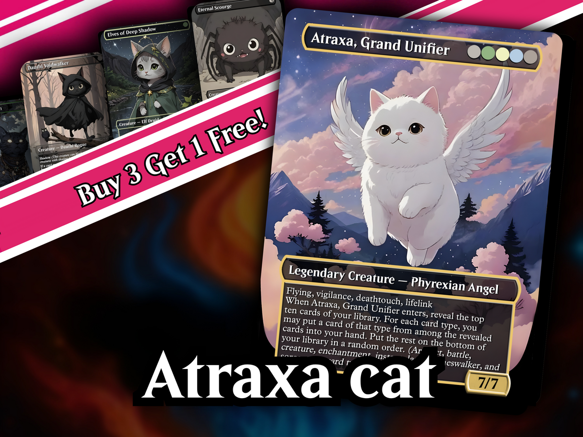 Atraxa Cat Cute Anime Commander Deck | 106+ Cards | PrimeDecks