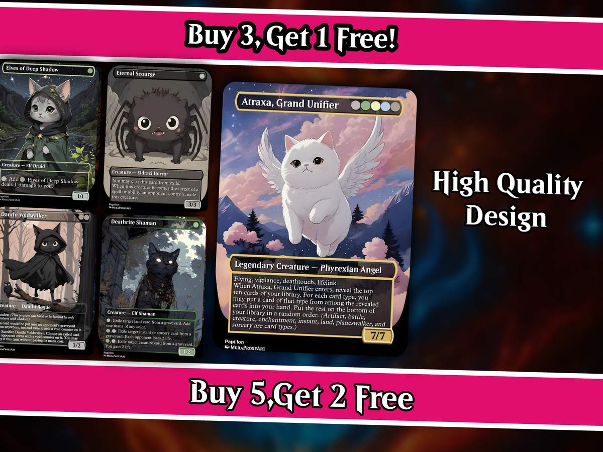 Atraxa Cat Cute Anime Commander Deck | 106+ Cards | PrimeDecks