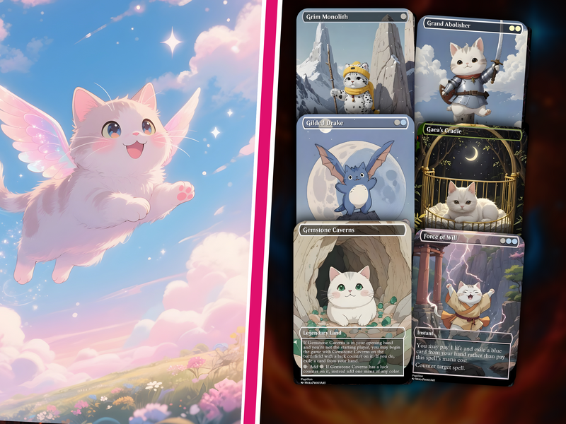 Atraxa Cat Cute Anime Commander Deck | 106+ Cards | PrimeDecks