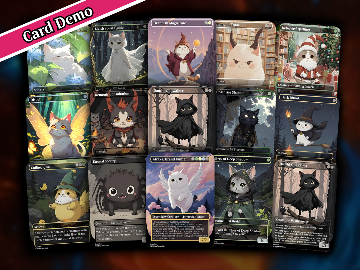 Atraxa Cat Cute Anime Commander Deck | 106+ Cards | PrimeDecks