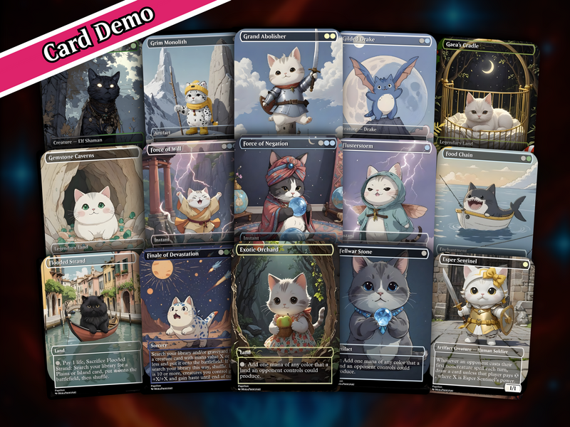 Atraxa Cat Cute Anime Commander Deck | 106+ Cards | PrimeDecks