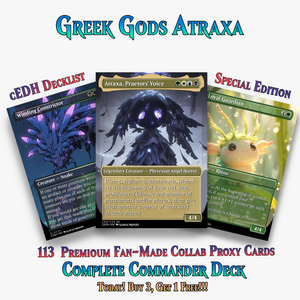 Greek Gods Chibi Atraxa Commander Deck| 113+ Cards | PrimeDecks