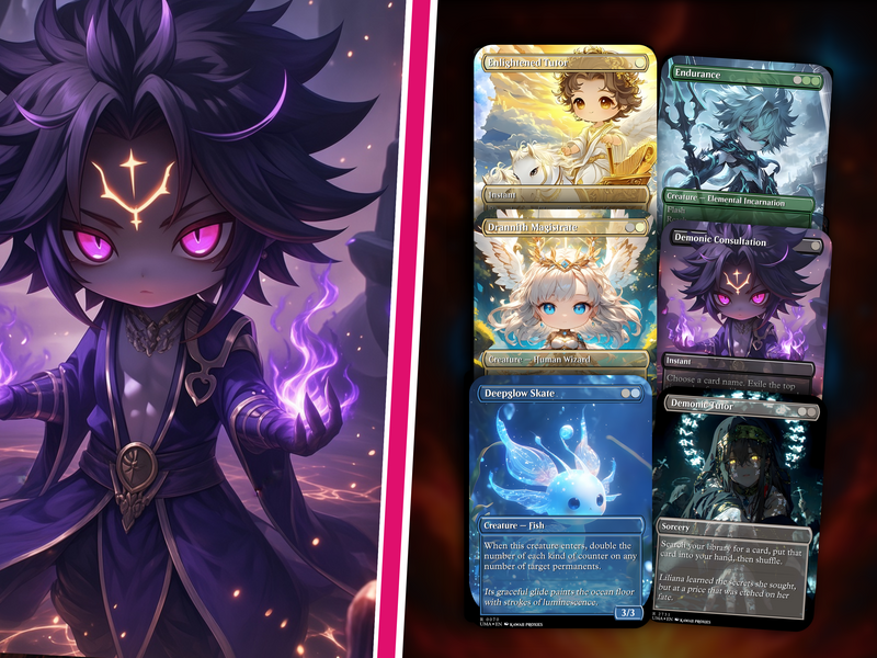 Greek Gods Chibi Atraxa Commander Deck| 113+ Cards | PrimeDecks