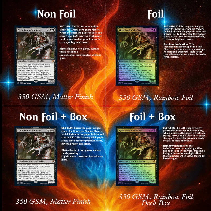 Indestructible Phenax MTG Proxy Commander Deck – Premium Collector Set | 106 Cards | ProxyTCG