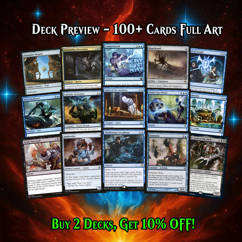 Indestructible Phenax MTG Proxy Commander Deck – Premium Collector Set | 106 Cards | ProxyTCG