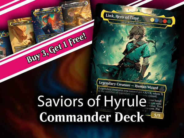 | New |Savior of Hyrule Commander Deck | 116+ Cards | PrimeDecks