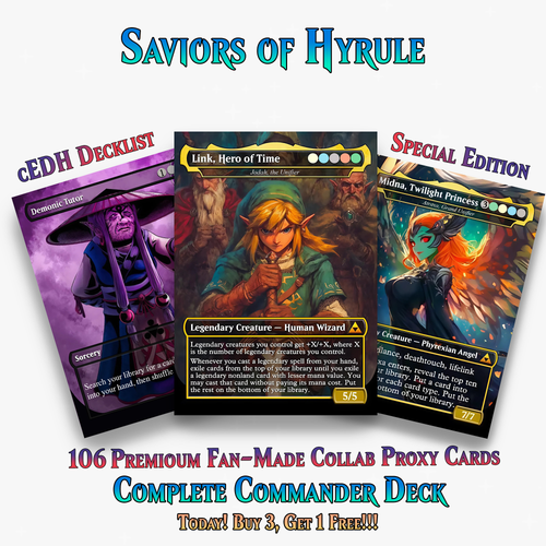 Savior of Hyrule Commander Deck | 116 Cards MTG Proxy EDH Set | ProxyTCG