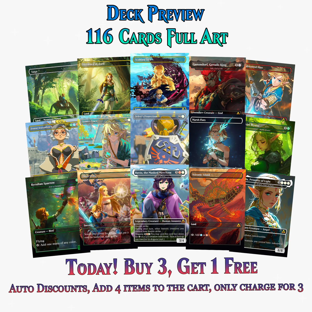 Savior of Hyrule Commander Deck | 116+ Cards | PrimeDecks