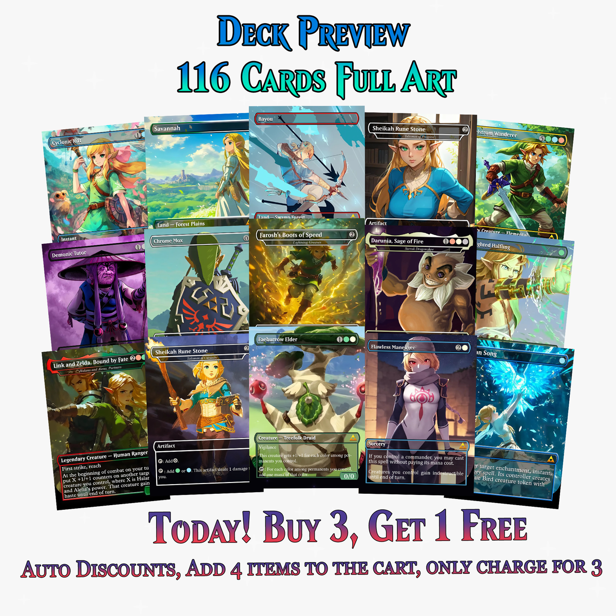 Savior of Hyrule Commander Deck | 116+ Cards | PrimeDecks