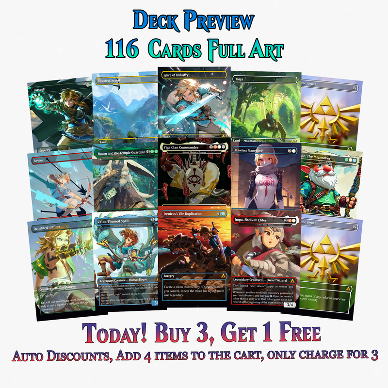 Savior of Hyrule Commander Deck | 116+ Cards | PrimeDecks