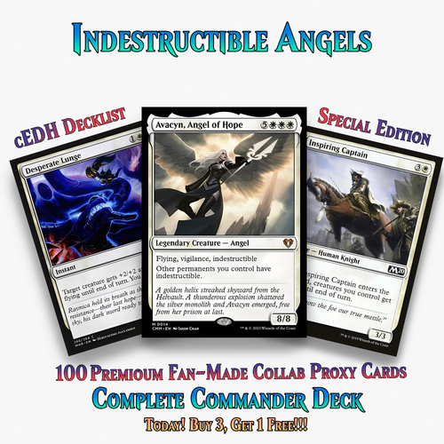 Indestructible Angels Commander Deck – 100+ Cards - PrimeDecks