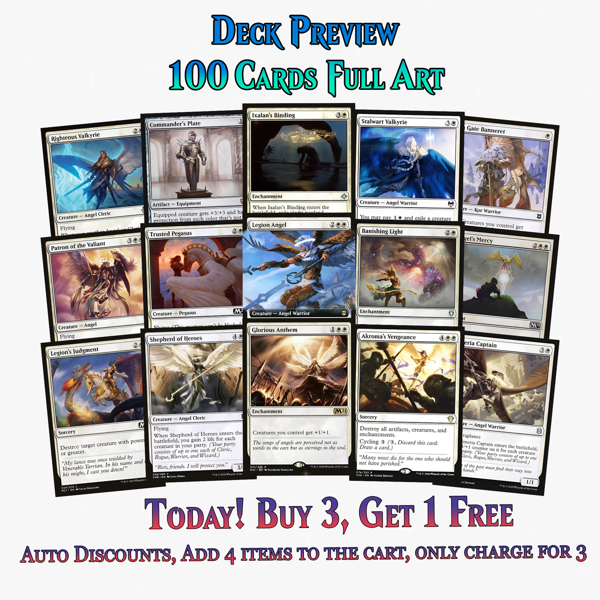 Indestructible Angels Commander Deck – 100+ Cards | PrimeDecks