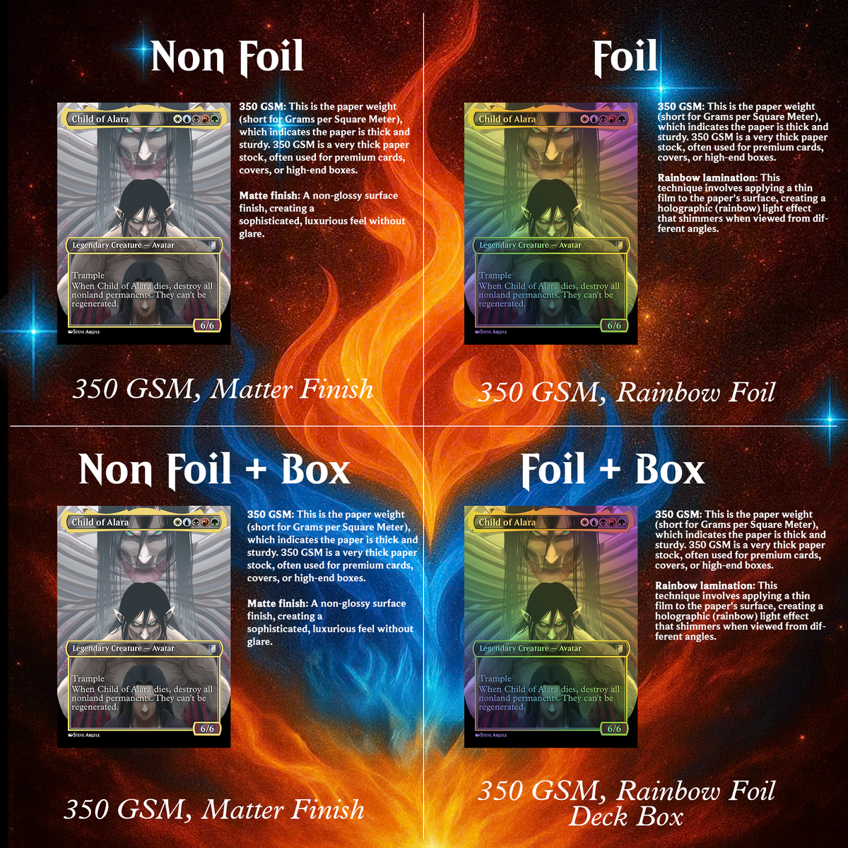 ATTACK ON TITAN COMMANDER DECK – PREMIUM COLLECTOR SET  (110 CARDS)