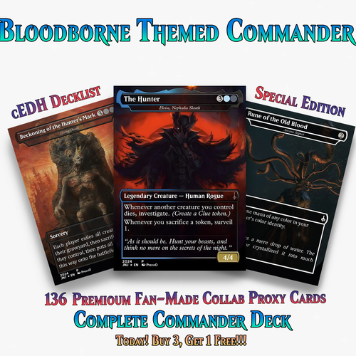 Bloodborne Themed MTG Proxy Commander Deck - 136 Cards | ProxyTCG