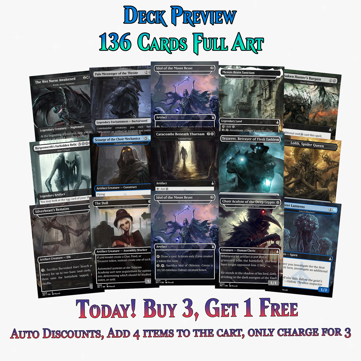 Bloodborne Themed Commander Deck - 136+ Cards | PrimeDecks