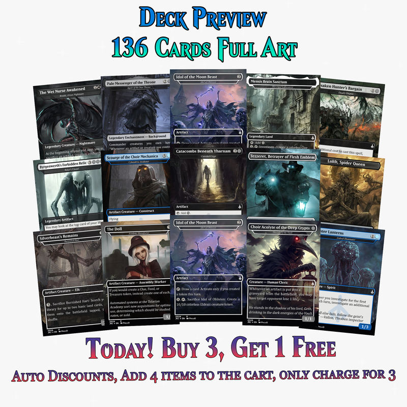 Bloodborne Themed MTG Proxy Commander Deck - 136 Cards | ProxyTCG