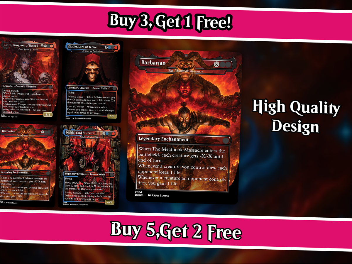 Diablo Themed Proxy Commander Deck - 105+ Cards | PrimeDecks