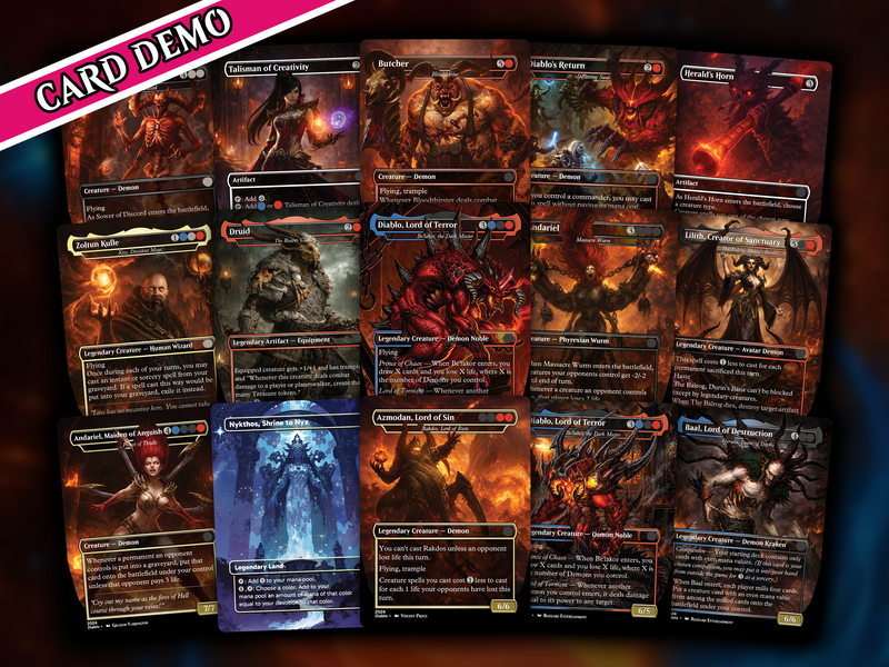Diablo Themed Proxy Commander Deck - 105+ Cards | PrimeDecks