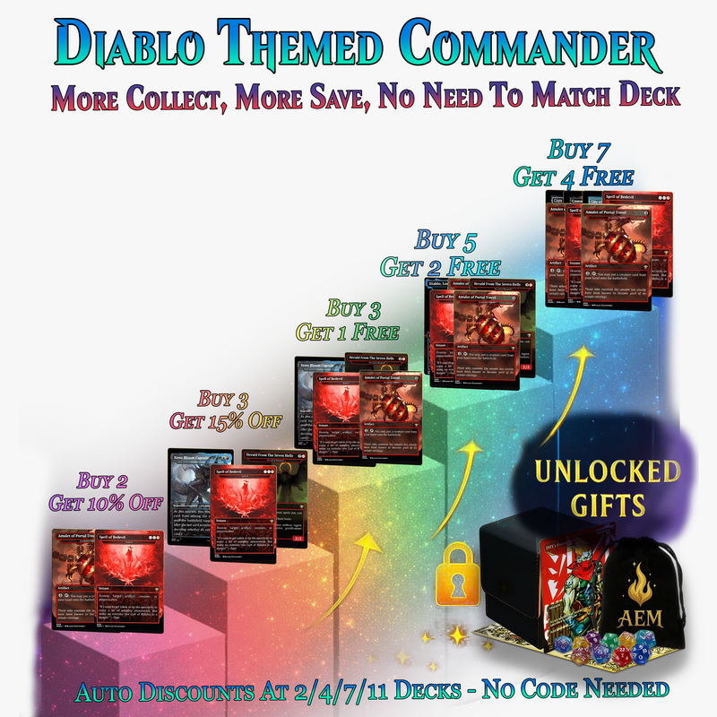 Diablo Themed Proxy Commander Deck - 105+ Cards | PrimeDecks