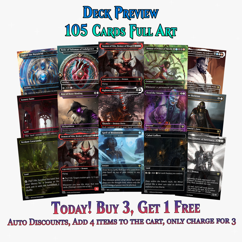 Diablo Themed Proxy Commander Deck - 105 Cards | ProxyTCG