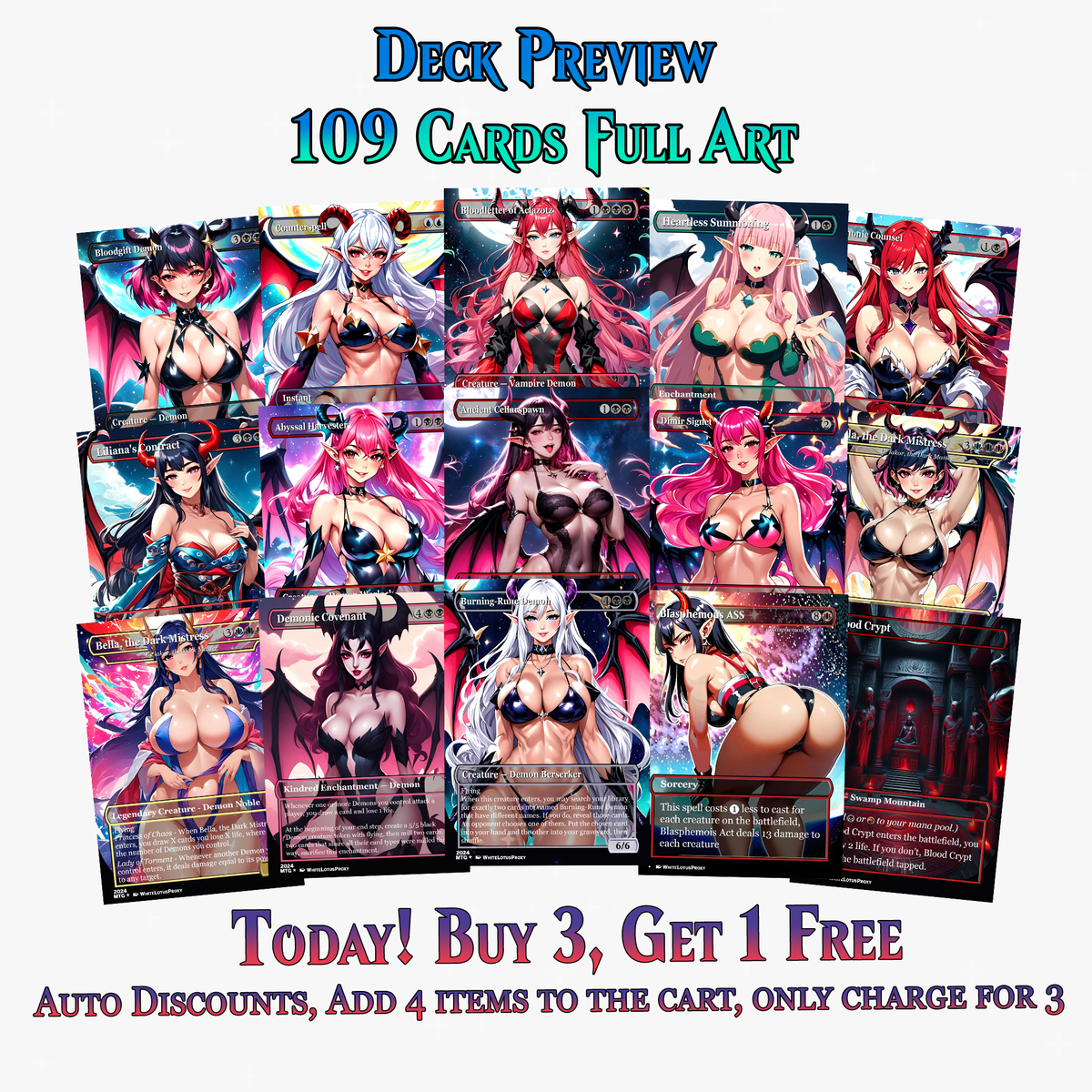 Demon Tribal Commander Deck - 109+ Cards | PrimeDecks