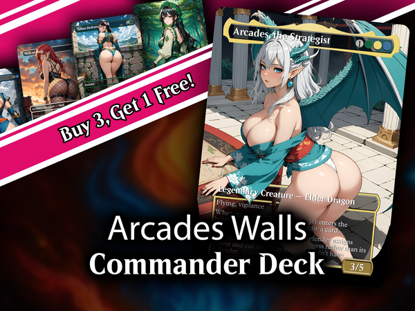 | New |Arcades Walls Toughness Commander Deck - 117+ Cards | PrimeDecks