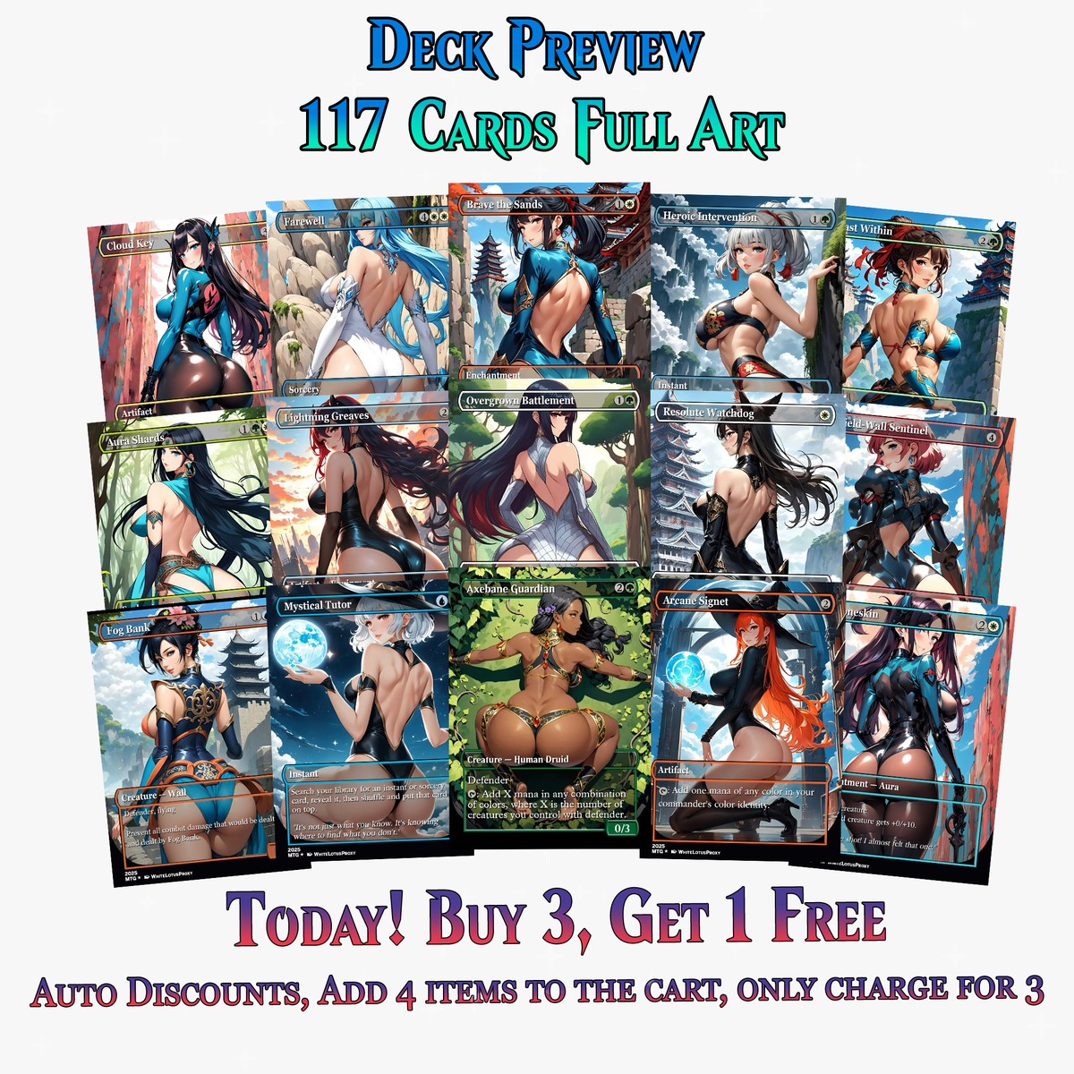Arcades Walls Toughness Commander Deck - 117+ Cards | PrimeDecks